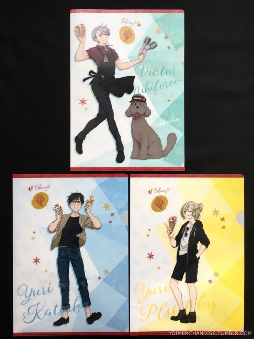 yoimerchandise: YOI x Cold Stone Creamery Collaboration Merchandise Original Release Date:September 2017 Featured Characters (4 Total):Viktor, Yuuri, Yuri, Makkachin Highlights:One of my favorite YOI collaborations yet (And quite fitting, when you think