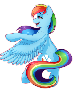 llacky:  Finished Rainbow Dash :3   c: