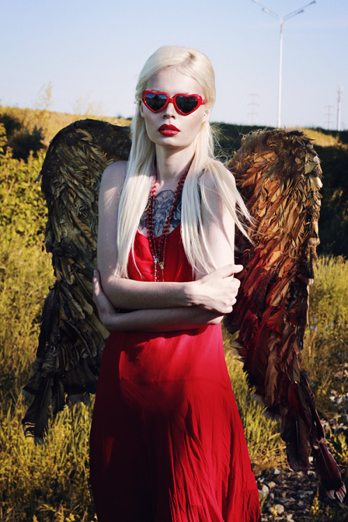 model - Natalia MUAH by Albina Voitko photo, style, wings by me