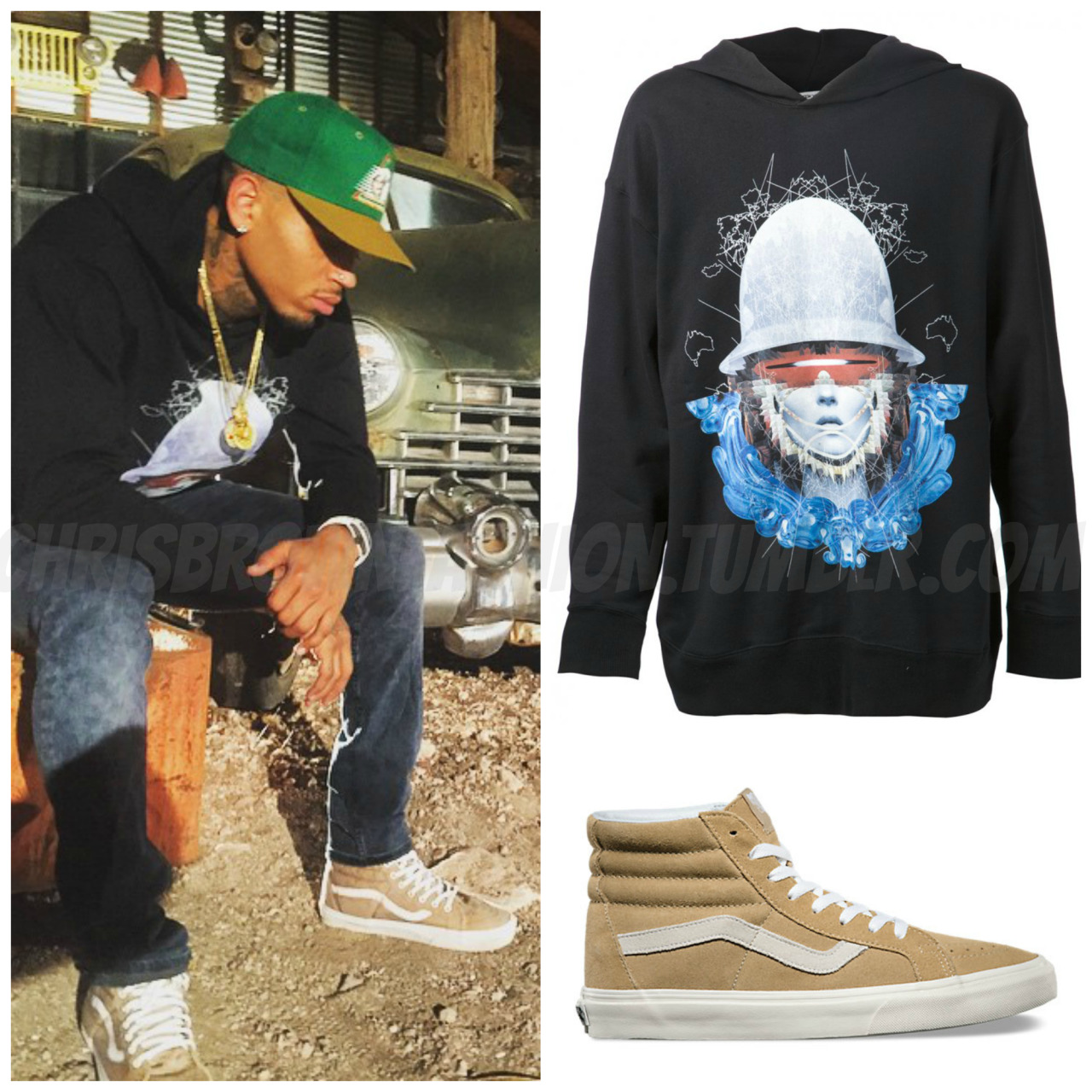 vans zapato chris brown