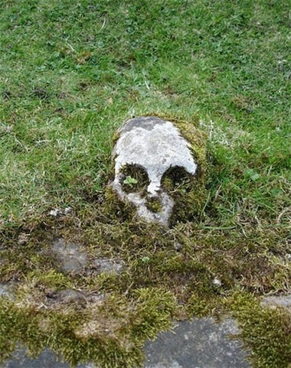 XXX Scottish gravestone, Holy Rood Stirlingshire. photo