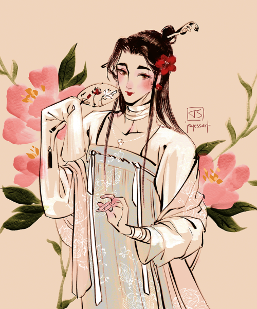 xie lian + qi xiong ruqunhua cheng + qipao instagram / twitter / weibo