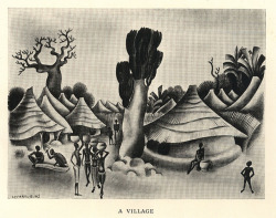   Illustration by Miguel Covarrubias, from Batouala, via UDLAP Bibliotecas