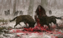 jakubsan:  wild hunt - concept art from my