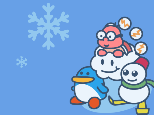 Here are some old vector wallpapers I made back in December 2007, featuring several wintry enemies f