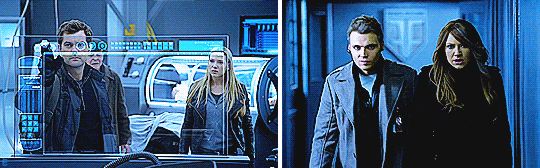 my-pocket-universe:  Fringe - blue II | blue I | blue + black | blue + white + grey