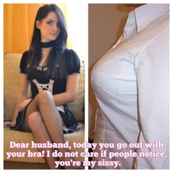 slavesissymaid:  dear husband, today you