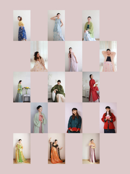 hanfugallery:annual daily fashion summary of chinese hanfu via 大明时尚搭配频道