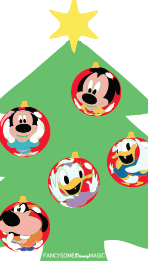 fancysomedisneymagic:Disney Xmas iPhone 5s BackgroundsRequested by:farietaledreams
