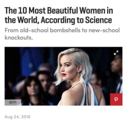 sourpatchguys:Just a few of the most “scientifically” beautiful  women in the world laughing at a false article