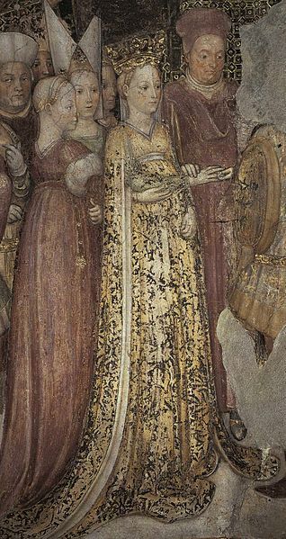 Theodelinda, queen of the Lombards (c. 570-628), marries Agilulf, duke of Turin (died 616).  Fr