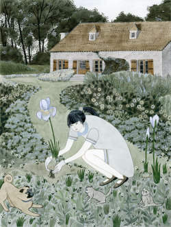 womeninarthistory:Planting Irises, Yuliya 