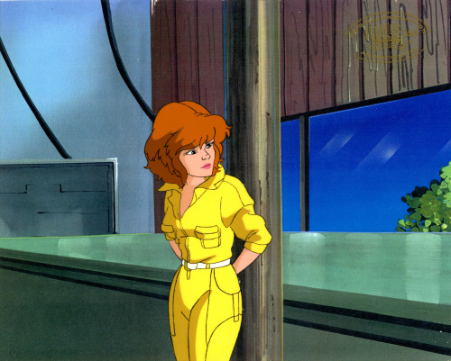 Well, it is still April, so I guess posting cels of April O’Neil is somewhat fitting. A decent