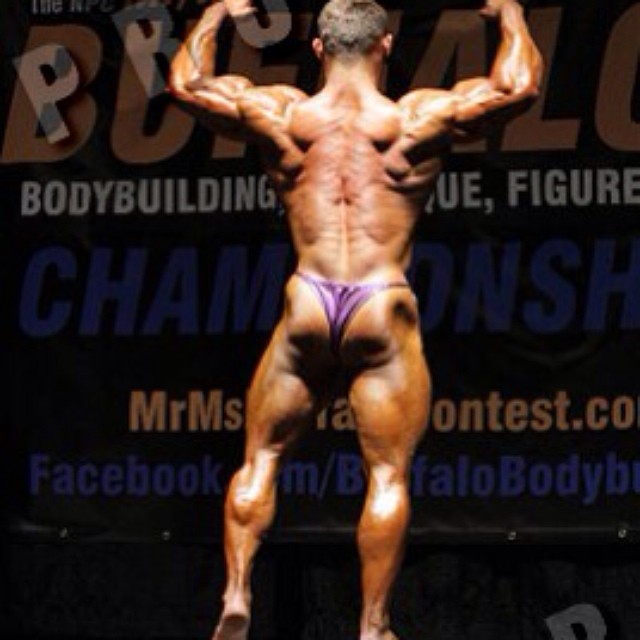 musclepotential:  Bret Tinder day of 2014 Mr Buffalo. Bret is wearing his Muscle