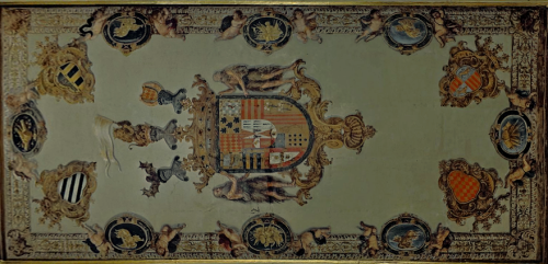 spanishbaroqueart:  Ducal Palace of Gandia (Valencia, Spain) Golden Hall (1703 - 1716) ·