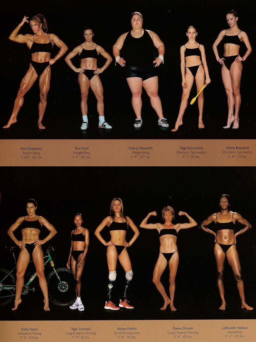 thedragonflywarrior:  thedragonflywarrior: The Body Shapes of the World’s Best