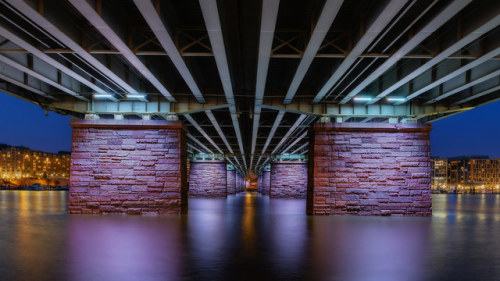 Washington DC’s Francis Case Memorial Bridge by Insite Image Wide angle view under the Francis