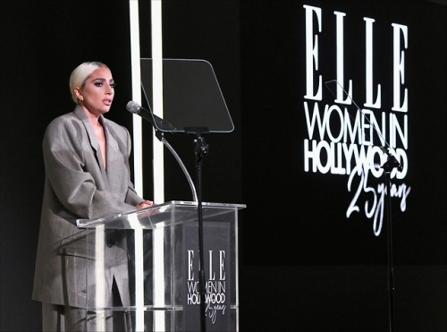 kristenwiiggle:ladyxgaga:A section of Gaga’s emotional speech about being a woman in Hollywood:“I tr