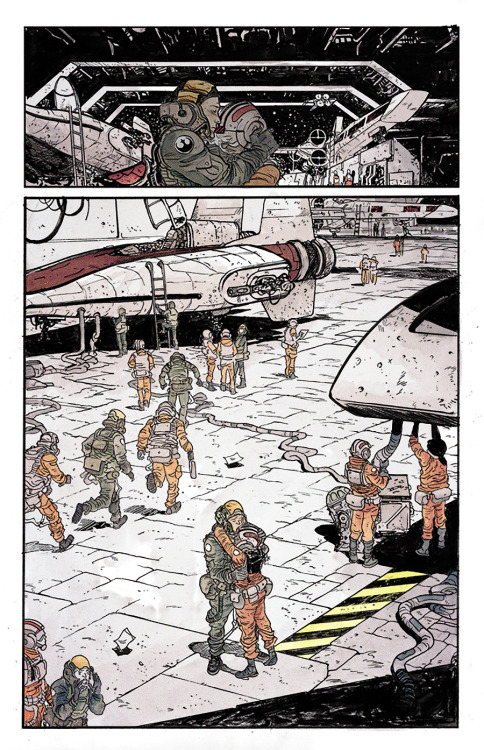 talontwo: ultracheese: greydevil13: Green Leader, art and story by Daniel Warren Johnson, colors 