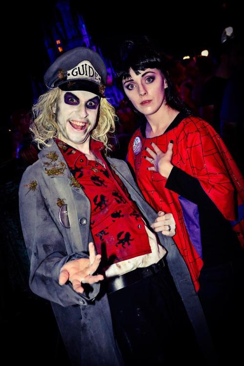 cosplay-galaxy - Beetlejuice and Lydia in Disney World [Self]...