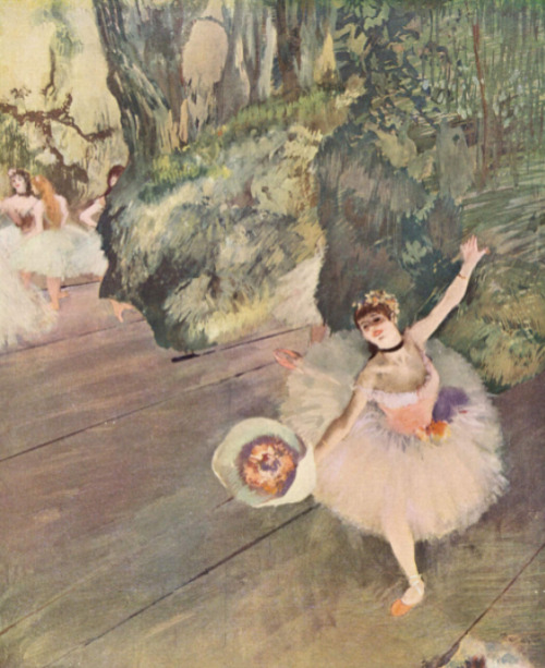 Edgar Degas, L'étoile ou La danseuse sur la scène (1878). 