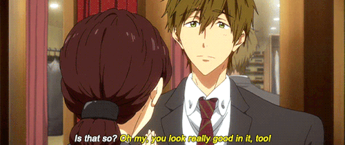 ianime0:Free! -Dive to the Future- | Ep 0 | Makoharu looking good in their suits