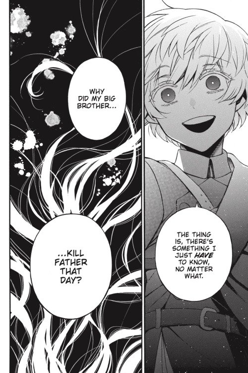 X-এ Nagia: Vanitas no Carte 46 is out. It's revealed that Louis and Domi  are twins, not siblings by one year. And Luis was supposed to be killed  when he was a
