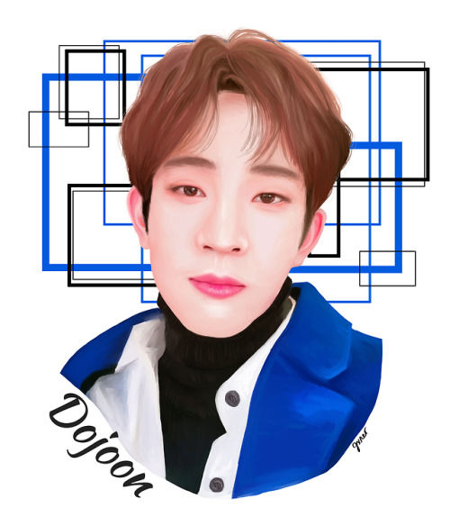 Dojoon from The Rose &lt;3 I love him so much. art on instagram: @ _gxner_ 