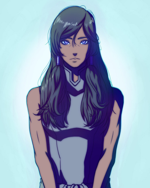 svenfromoz:A rather eerie yet calm illustration of Korra. Seriously enjoyed doing this one, as well 