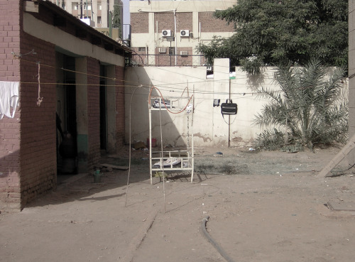 speciesbarocus:Court of a male student dormitory at the University of Khartoum, Sudan.> Photo by 