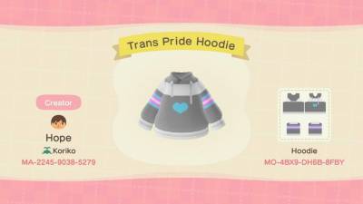 livelifeanimated:I made Animal Crossing PRIDE hoodies!