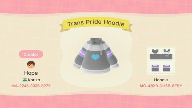 livelifeanimated:I made Animal Crossing PRIDE hoodies!
