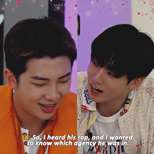 Jungkook Answering The Question About Who Was His Favorite Star When He Was Young (cr. Monojoonss)