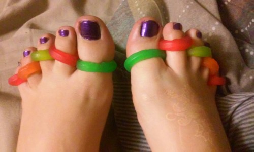 candy covered feet adult photos