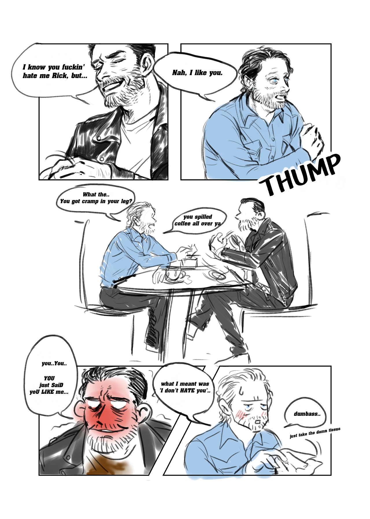 uvu4747:another AU..just a short one. They’re neighbor, both are so into each