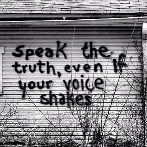 Never be afraid to say what’s real! #truth #instaphoto