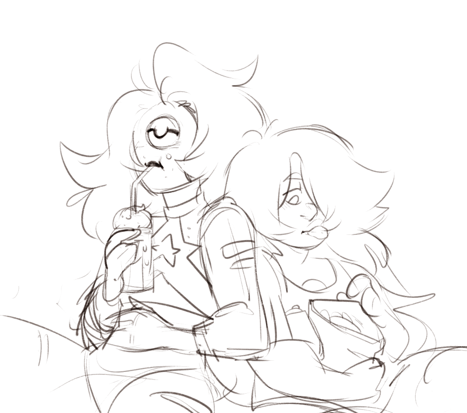 bumblegem:  i posted the amethyst w/other amethyst doodles but this was the original