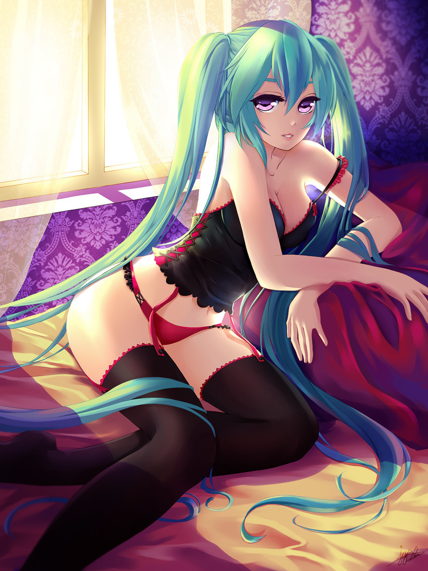 (via hatsune miku (vocaloid) drawn by jyzx) 