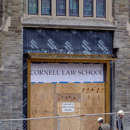 hard hats and safety glasses are required in the law school