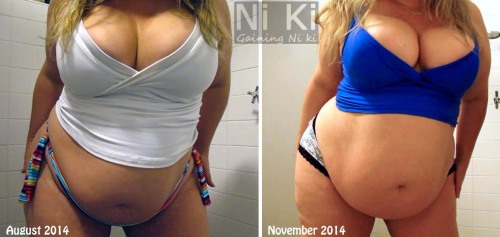 Porn gaining-ni-ki:  Progression photos. 3 months photos