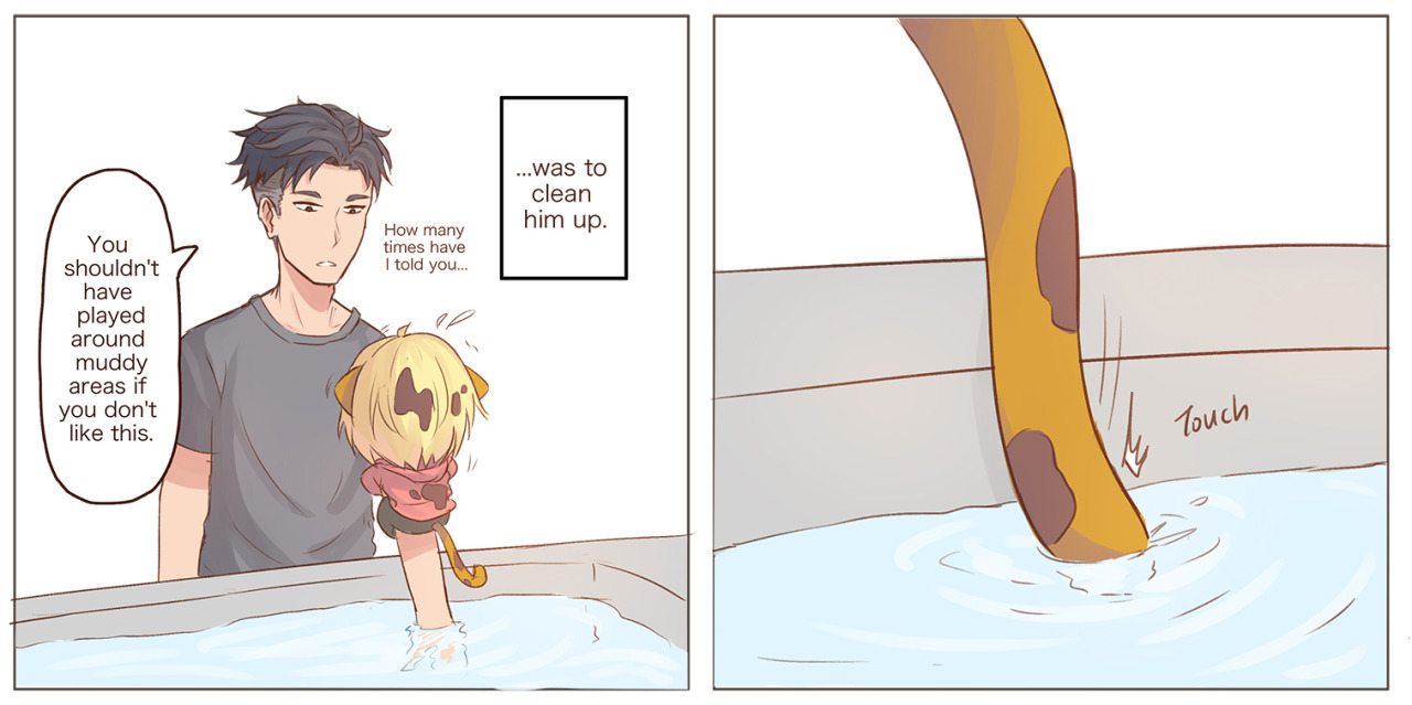 awen-ng: Someone asked what would Otabek do when Yurio cat needs to be cleaned…I