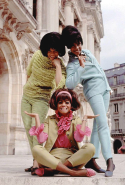 vintagegal:  The Supremes in Paris, 1965