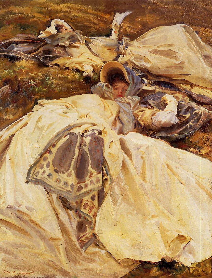 artfortheages:  John Singer Sargent - Two White Dresses (1911) 