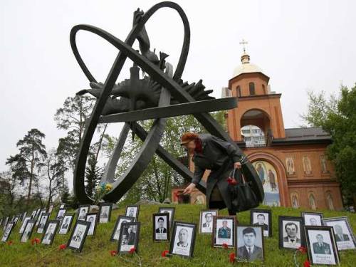 henryclervals: (Some) Monuments to the victims of Chernobyl1. Outside Reactor 4 building, Chernobyl2