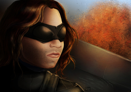 Winter Soldier studies (animated version here) + a bonus for your casual goggles fetish. http://cara