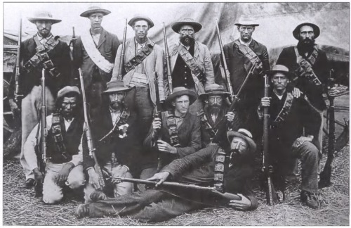 Boer soldiers, late 19th, early 20th century.