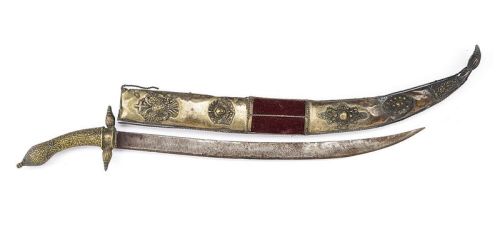 art-of-swords:Short SabreDated: 19th centuryCulture: BalkanMeasurements: overall length 59 cmThe swo