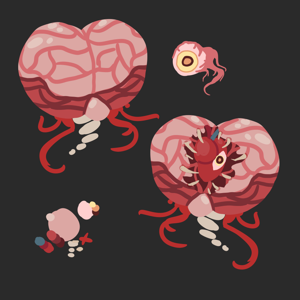 Terraria Boss Brain of Cthulhu by Allen on Dribbble