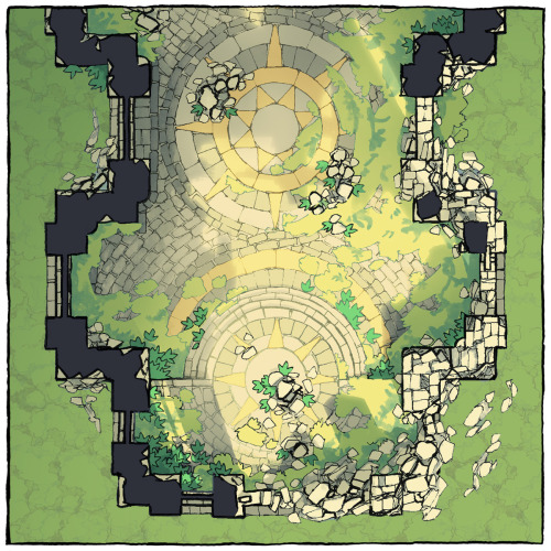 I&rsquo;d like to introduce my new Celestial Temple battle map, an opulent hall that can stand t