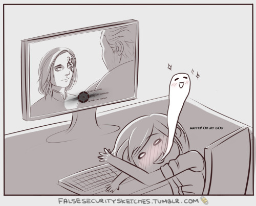falsesecuritysketches:If only DA characters interacted with you if you were literally staring at the